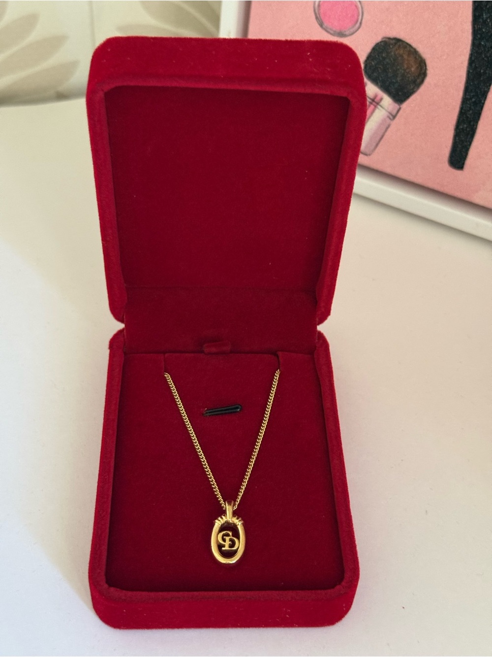 CHRISTIAN DIOR CD Pendant Necklace 💫 - Picture 9 of 10